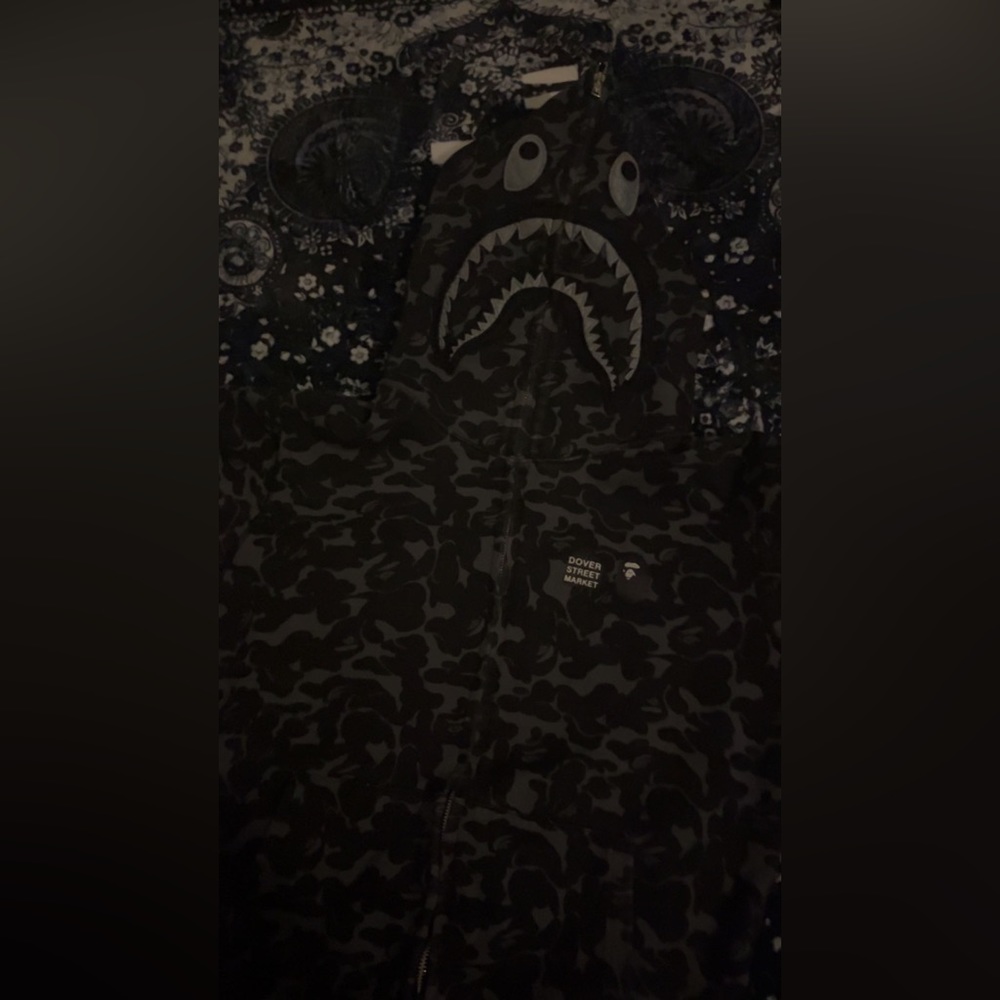 Dover street bape hoodie size medium used